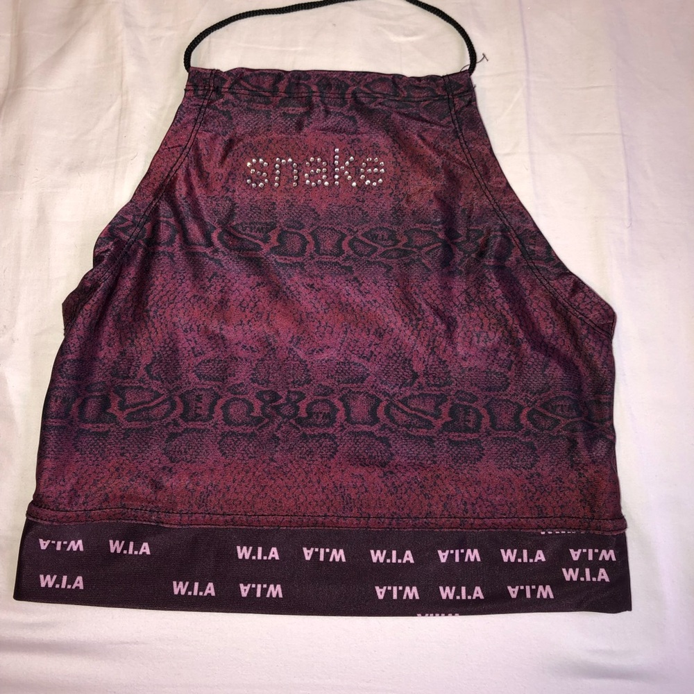 WIA Snake Halter Top